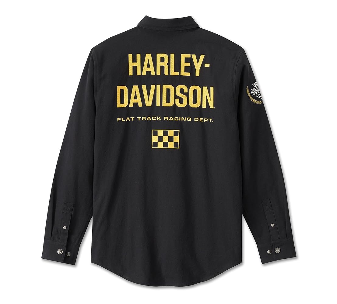Harley-Davidson Men's Long Sleeve Button Shirt, Fairing